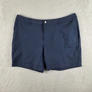 Lululemon ABC Classic-Fit Shorts Mens 38 Blue Warpstreme 6.5" Lightweight Preppy